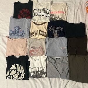 15 Brandy Melville Shirts